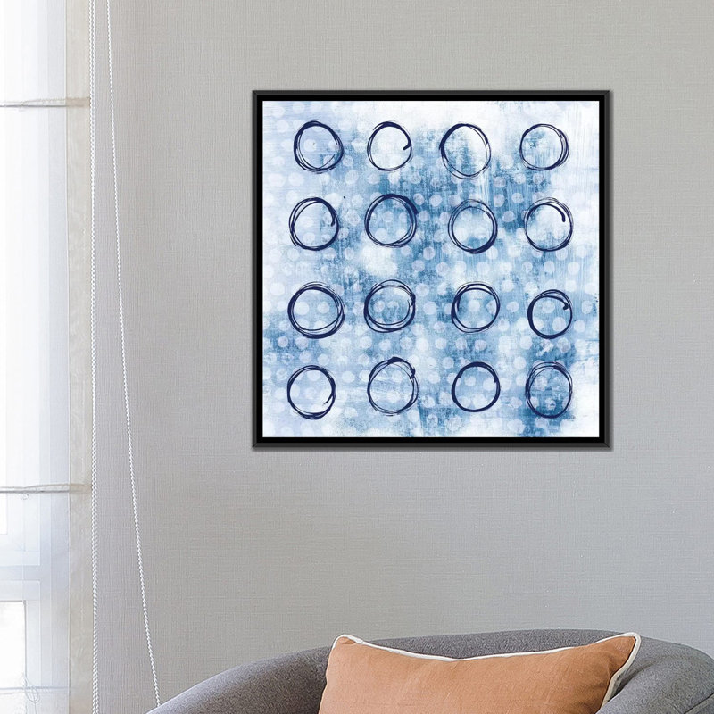 « eclipse iii », impression sur toile, H 18 po x l 18 po x P 1,5 po, Toile avec cadre noir, Pas de tapis