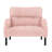 Corduroy Fabric Accent Armchair-1832679461