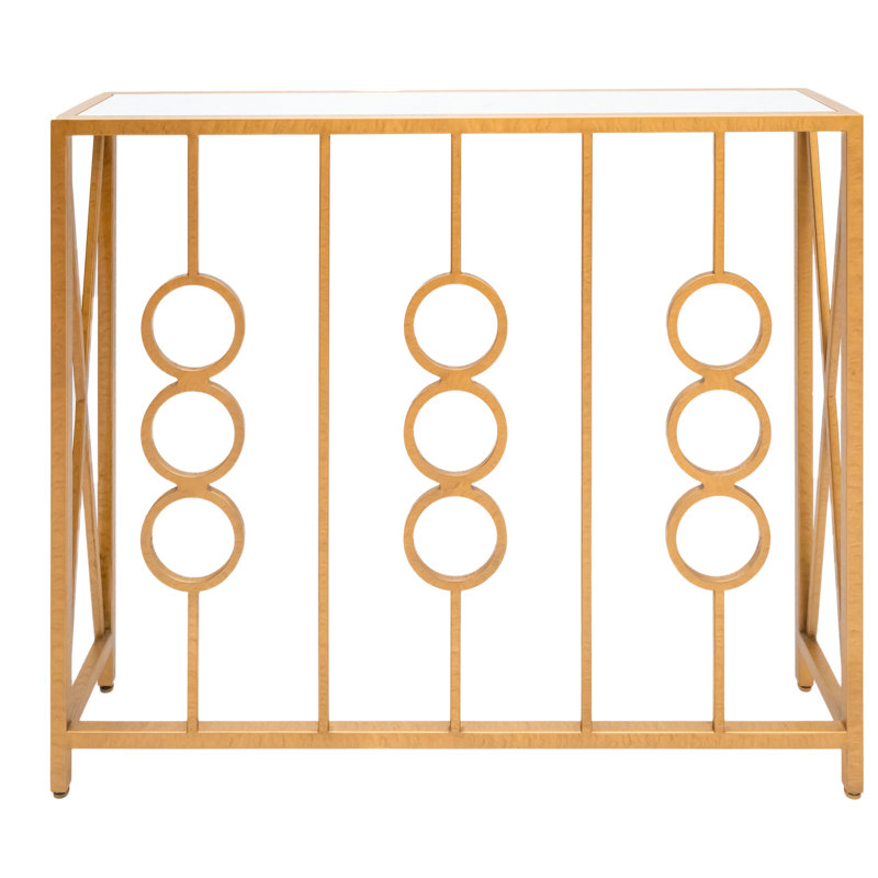 Console Petite Ringlet, Or royal, Carrera Marble