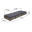 Leite 29.5'' Outdoor Acacia Chaise Lounge Set-1897367052-1897367053