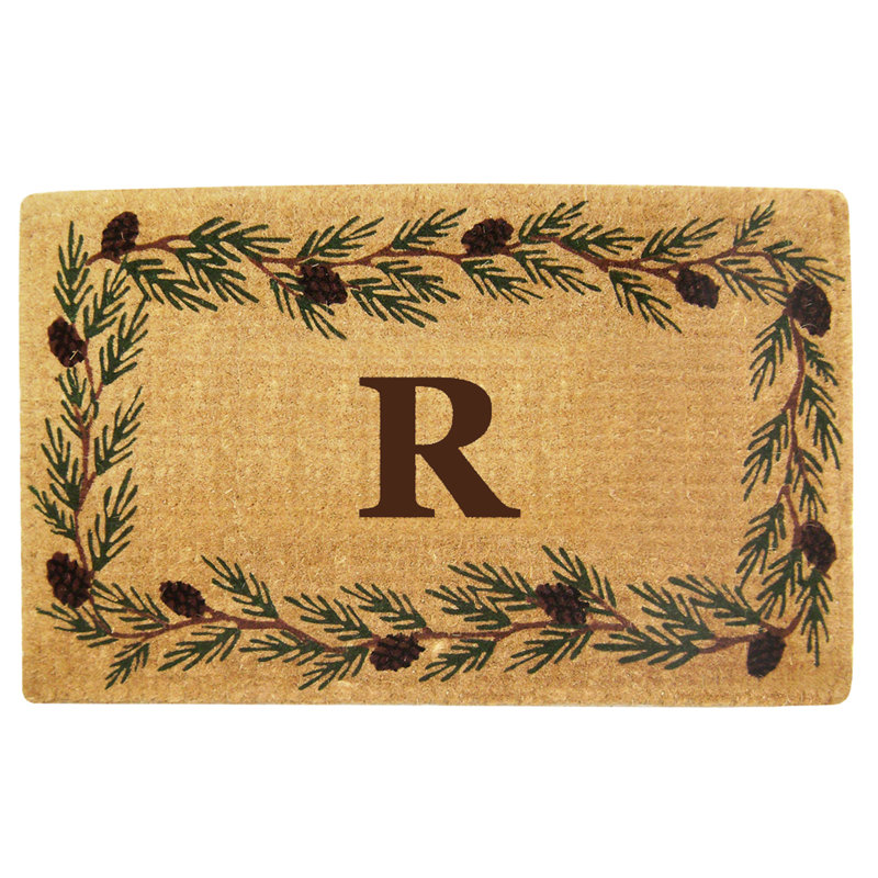 Tapis de porte antidérapant pour l'extérieur, L 22 po x L 36 po, R