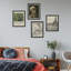 Vincent Van Gogh fumant des roses squelettes, art mural encadré 4 pièces-93011922-93011925