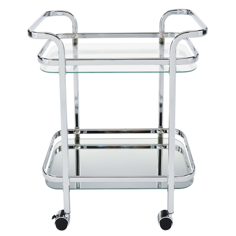 Chappotin Bar Cart, Chrome
