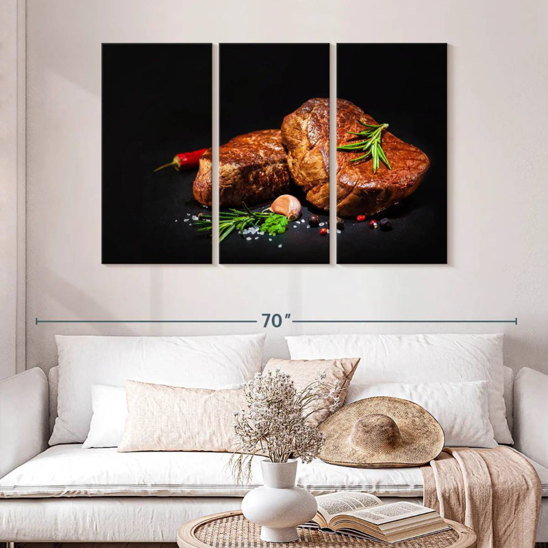 Yarlin Grilled Beef Fillet, 32" H x 50" W