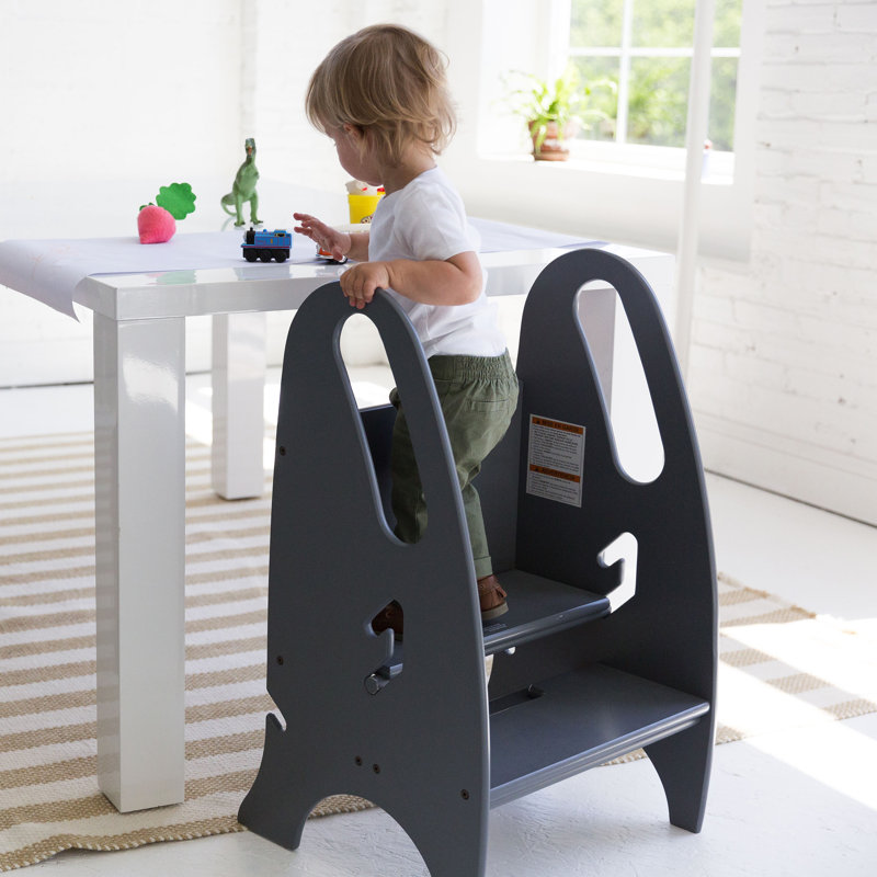 3-in-1 Growing Step Stool, Earl Gray