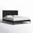 Tamita Leather Platform Bed-1806377550-1806377549