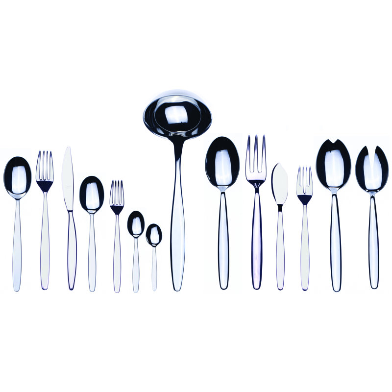 Ensemble de couverts Immagina (configuration P) - 113 pièces - Acier inoxydable