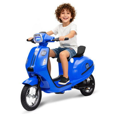 Moto électrique pour enfants 24V 350W, vélo électrique à piles pour les 8 à 14 ans, vitesse maximale de 14MPH, temps de conduite de 60 minutes, jouet électrique