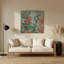 "Abstract Florals", art mural gris en métal 73-1494010992