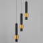 Luminaire grappe suspendu à 3 lumières Aliène