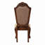 Chaise d'appoint en tissu et cerisier