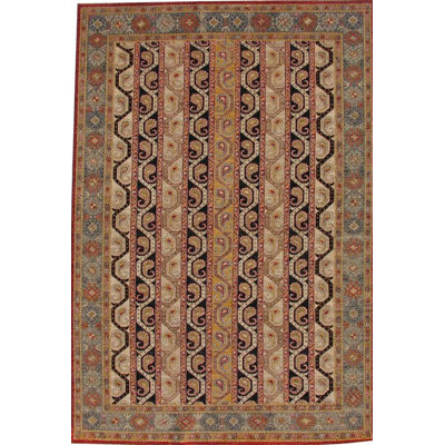 Akemy Rectangle 205 cm x 293 cm Paisley Hand Woven Area Rug