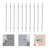 Wall-Mounted Eyeglasses Display Rack Set of 10