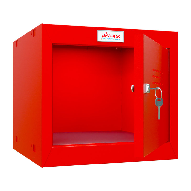 Metal 1 - Tier 40cm with Key, Red