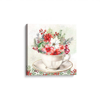 Reproduction d'art «Christmas Christmas Cup» par Nicole DeCamp
