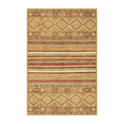 Washable Striped Indoor Rug