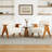 28"W Upholstered Arm Chair with Wood Legs-1889596526