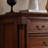 Nut-brown Solid Wood Accent Cabinet