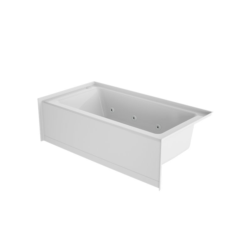 SIGNATURE® Low-Profile 16" 6030 Skirted Whirlpool White, No, Right