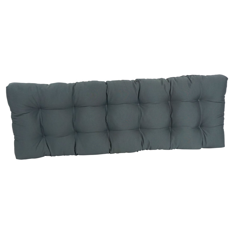 Outdoor 4.5'' Bench Seat Cushion, 51" W x 19" D, Steel Gray