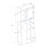 Over The Toilet Storage Cabinet, Bathroom Shelves Over Toilet With Sliding Barn Door,Adjustable Shelves And Side Storage Rack-White