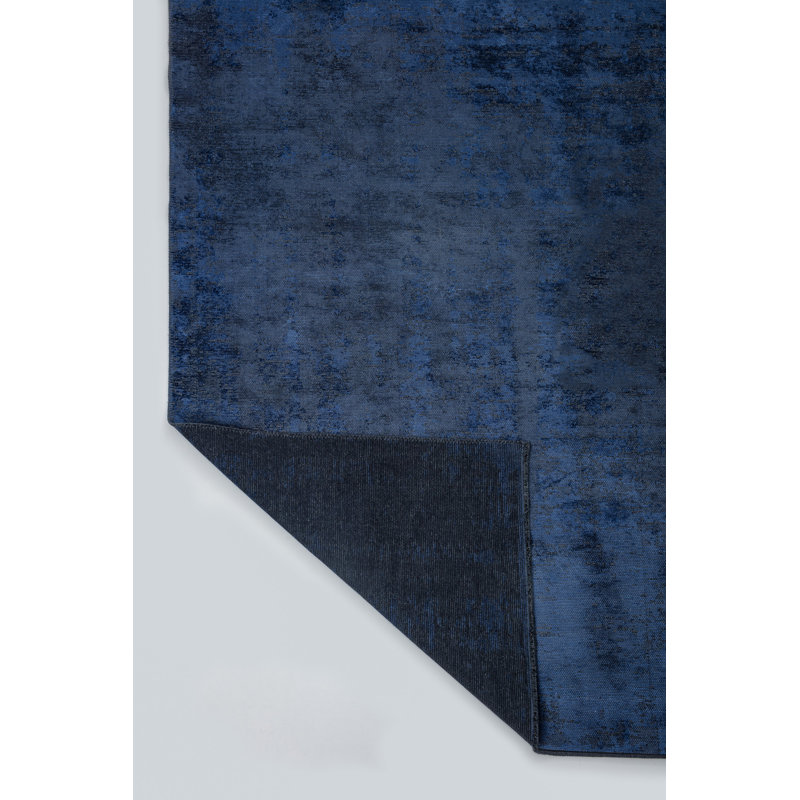 Blue Luxury Area Rug, Rectangle 7'10" x 11'2"