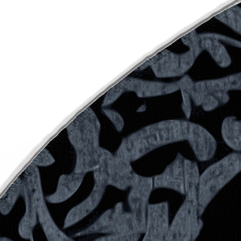Tapis intérieur / extérieur Silver Enigma, Round 5'