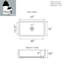 Island 33'' L Single Basin Kitchen Sink