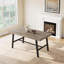 Table de salle à manger rectangulaire pour la cuisine, 55 po, 2 à 4 places, structure en métal, utilisation en appartement-519833267