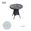 Table de salle à manger ronde en osier-1868821356