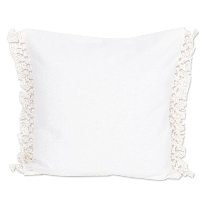  Housses de coussin en coton ivoire faites à la main Passion (paire)