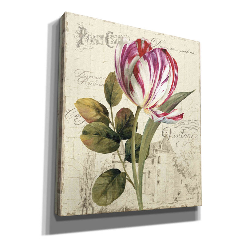 «Garden View II» par Lisa Audit, art mural sur toile, H 30 po x l 26 po x P 1,5 po
