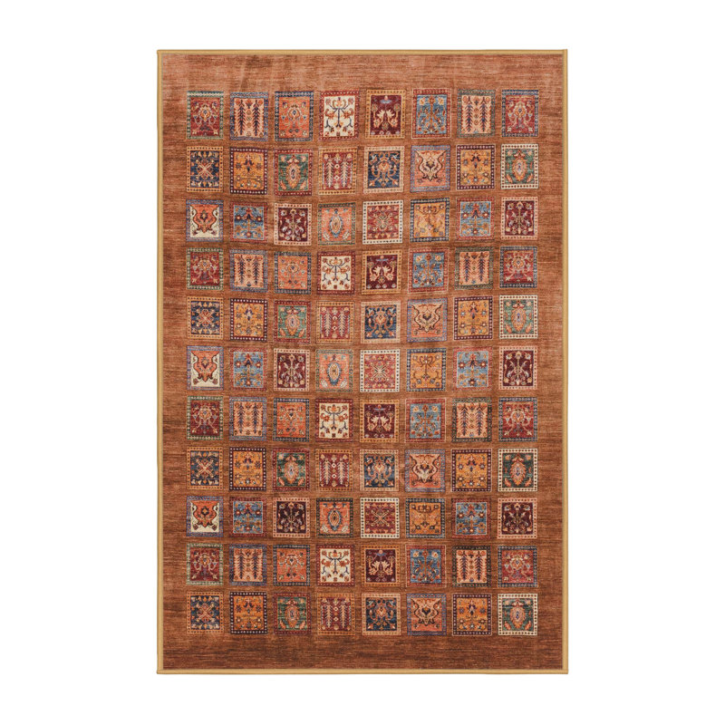 Tapis abstrait moderne 3697, Rectangle 5 pi x 7 pi