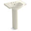 Veer™ Ceramic Pedestal Bathroom Sink with Overflow-10942341-19195676-46044464