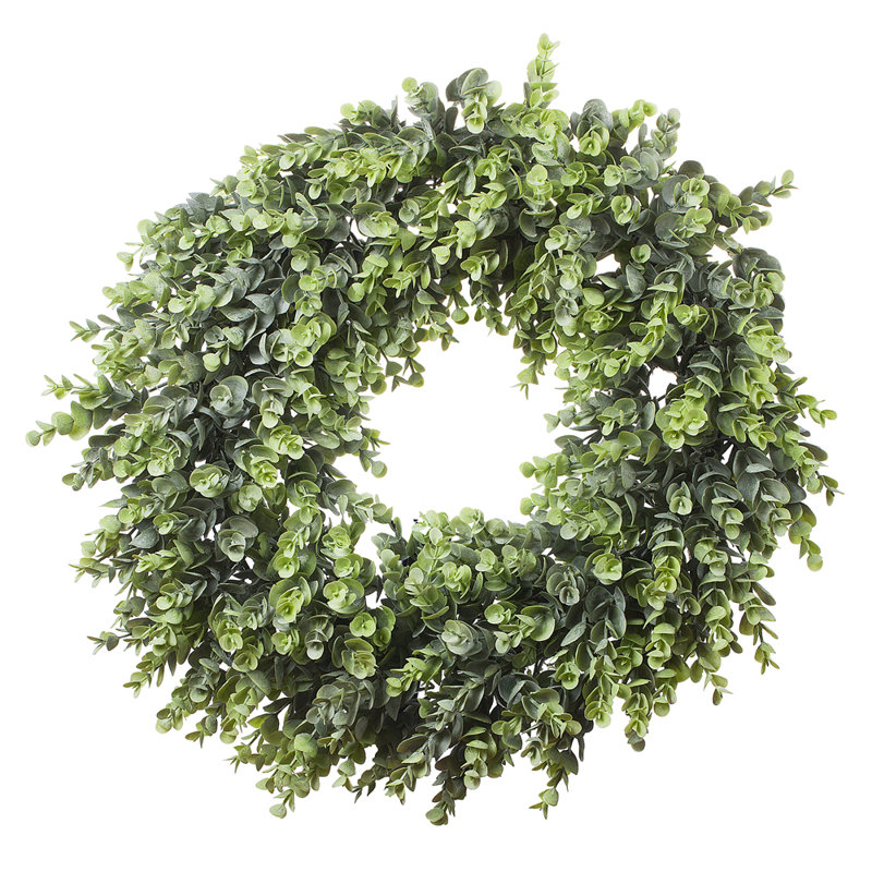 Faux Eucalyptus 16'' Wreath