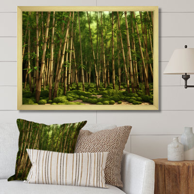 " Dynamic Light Bamboo Grove "