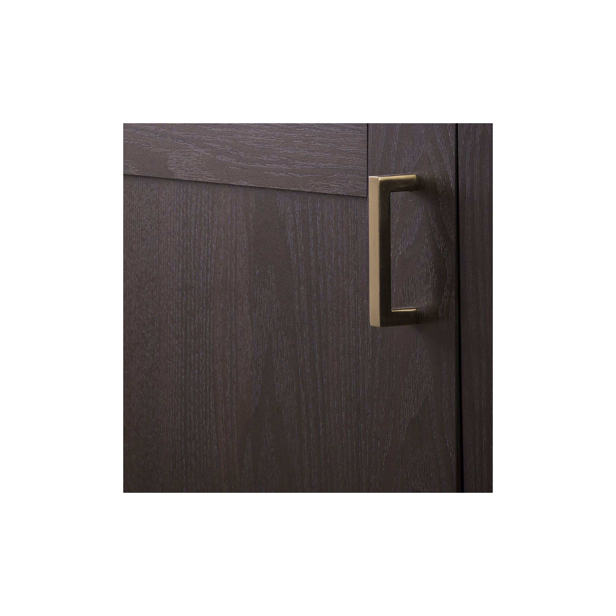 Skylight Collection Handle Pull - Contemporary Hardware for Drawers & Cabinets, Brushed Golden Brass, 3", 1