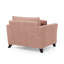 Fauteuil rembourré 46,5 po en velours côtelé-1761710500