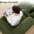 6 - Piece Upholstered Sectional Compression Modular Sofa Fabric Curved Sofa Set-305398428