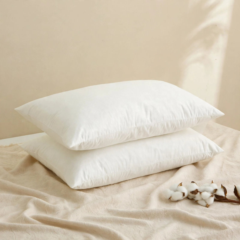 Coussin décoratif en duvet avec housse en coton (ensemble de 2), H 14 po x l 24 po, 2