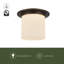 Mineral 11-in Brass Flush Mount-204888999-204888994