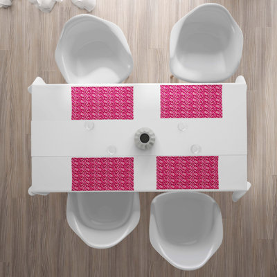 Polyester Floral Rectangle Placemat