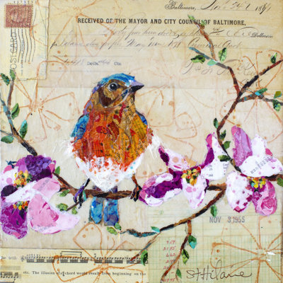 " Happy Bird V " by Elizabeth St. Hilaire
