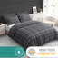 Microfiber Chequered Duvet Cover Set-124592857