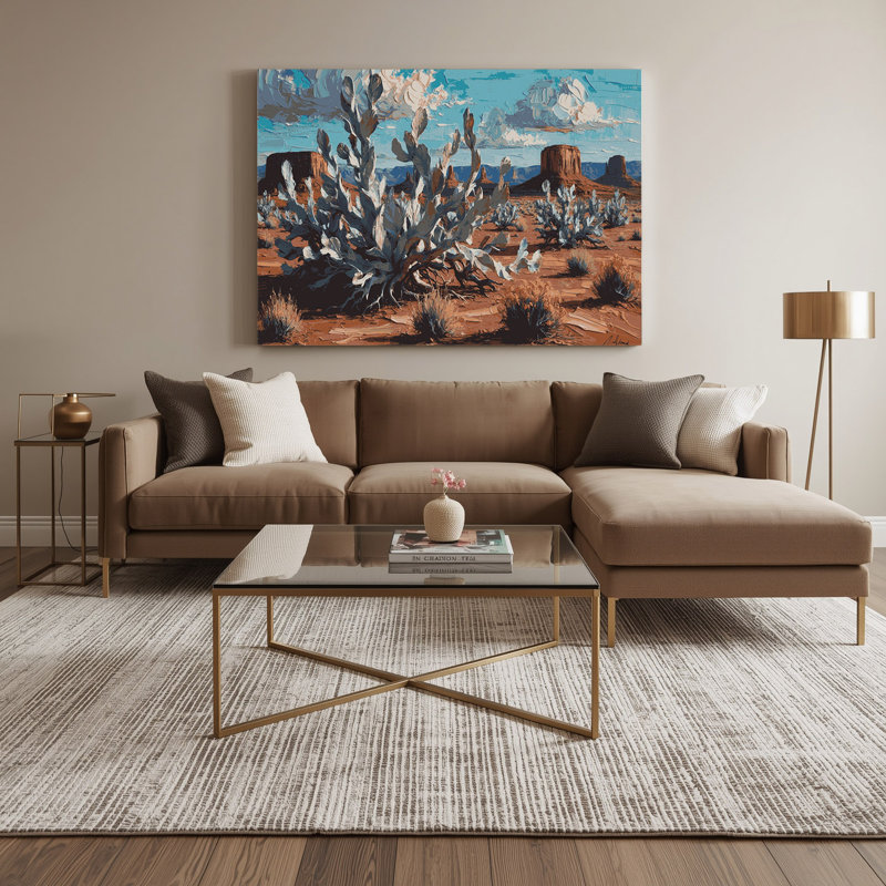 «Southwestern Plants Sagebrush», art mural sur toile brun, 20" H x 24" W