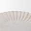 Bol décoratif festonné en marbre blanc Fiora