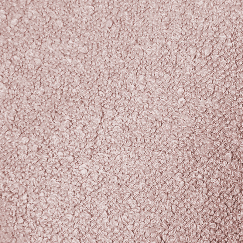 Banc de rangement avec repose-pieds Vérrant Boucle, Rose, H 15 po x l 30 po x P 15 po