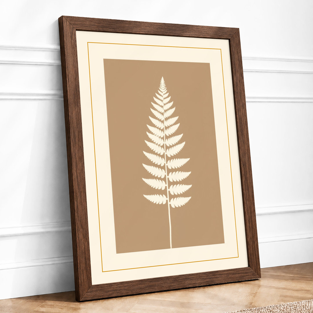 Fern Frond Botanical - Framed Print