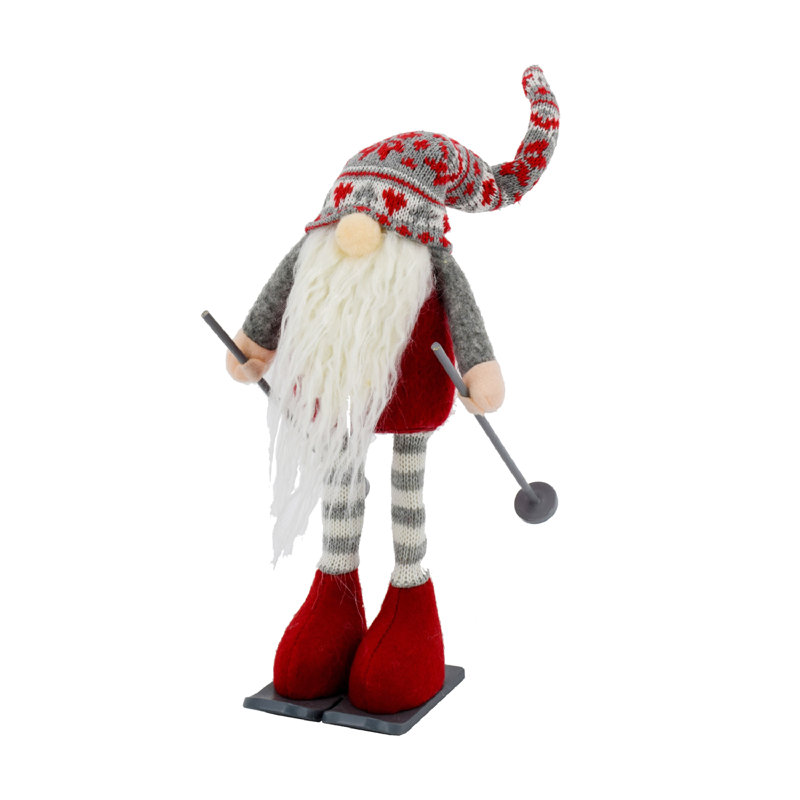Figurine de GNOME de ski