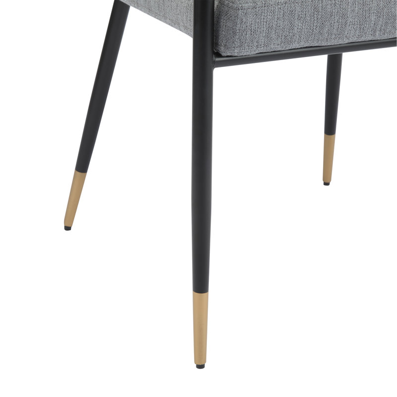 Chaise rembourrée Modern, Gris